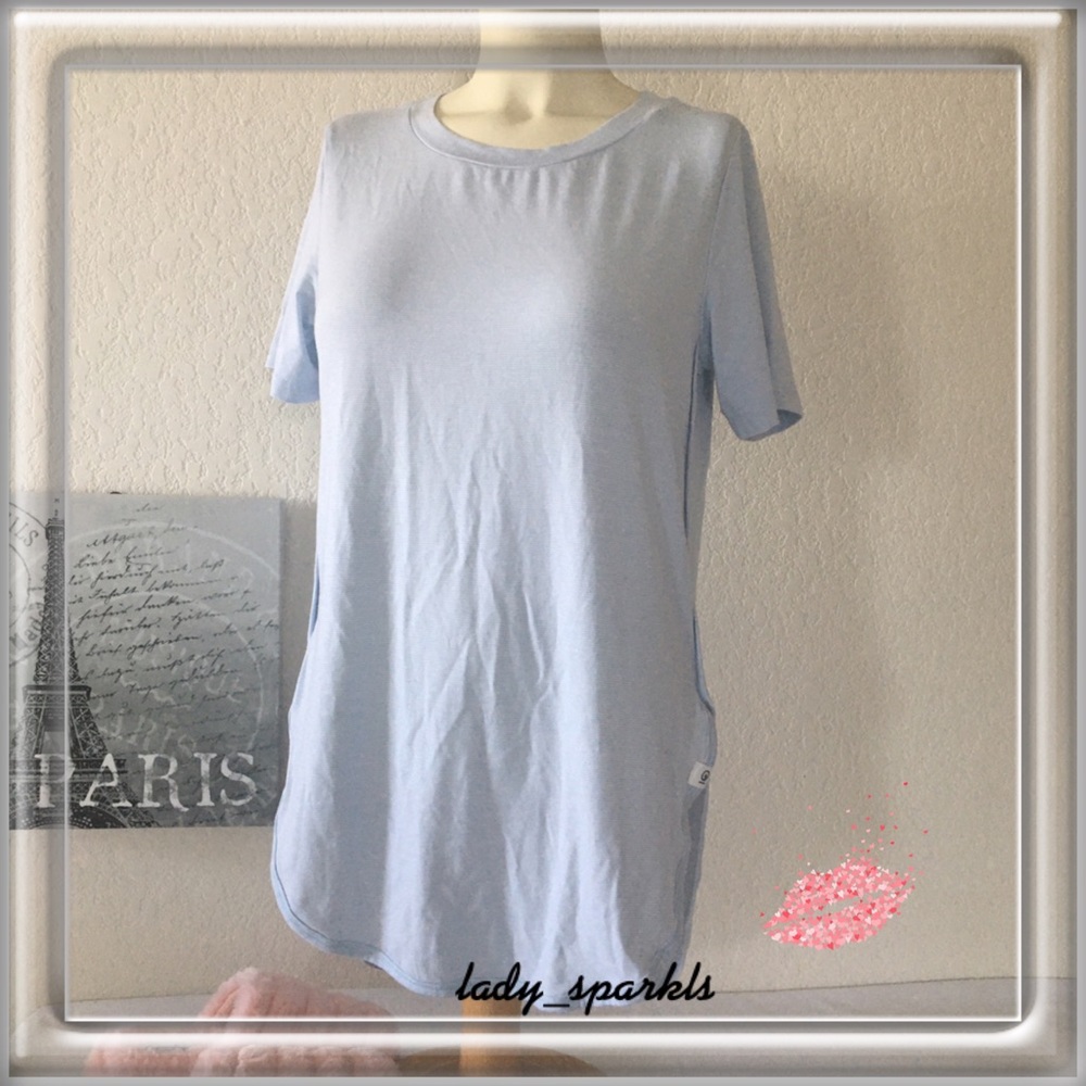 Tentree | Organic Cotton Blend Cascade Tee/Tunic Sz Small, striped blue